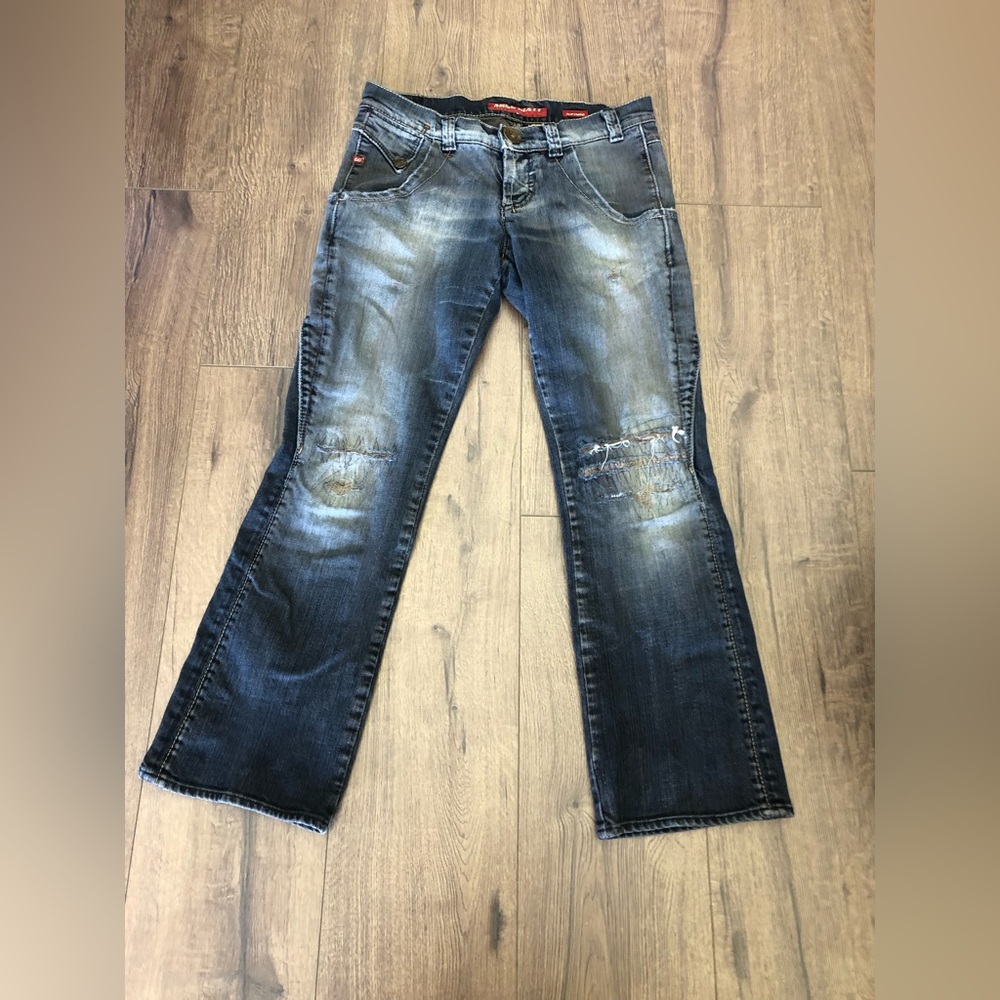 MISS SIXTY WOMEN FLIP FARGO MID RISE BOOT CUT JEANS IN SIZE 29